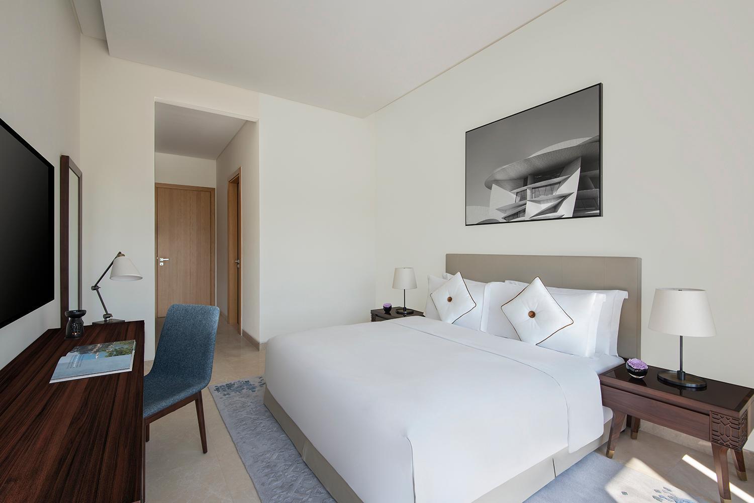 Banyan Tree Doha At La Cigale Mushaireb Zimmer foto A bedroom at the hotel