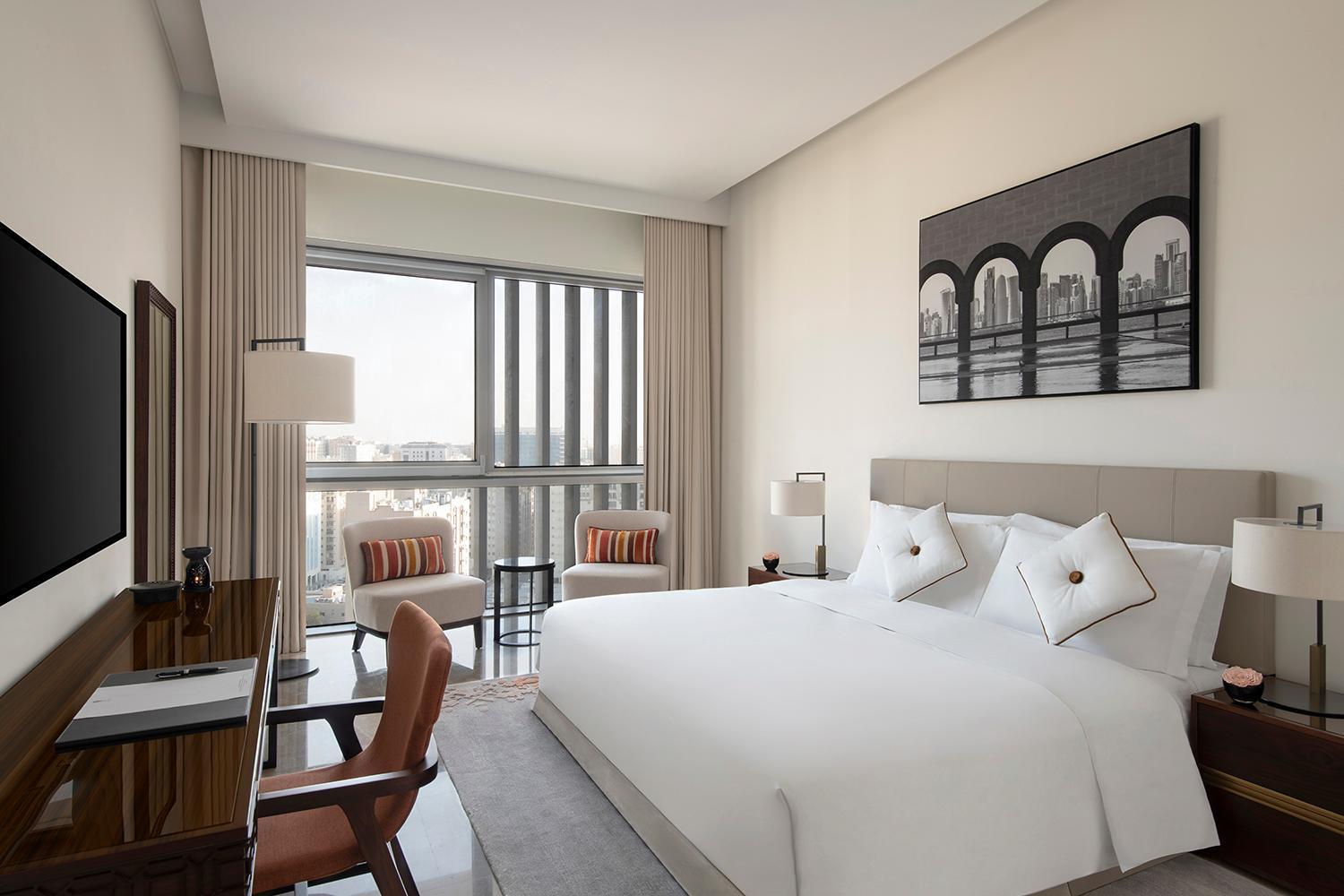 Banyan Tree Doha At La Cigale Mushaireb Zimmer foto A bedroom at the hotel