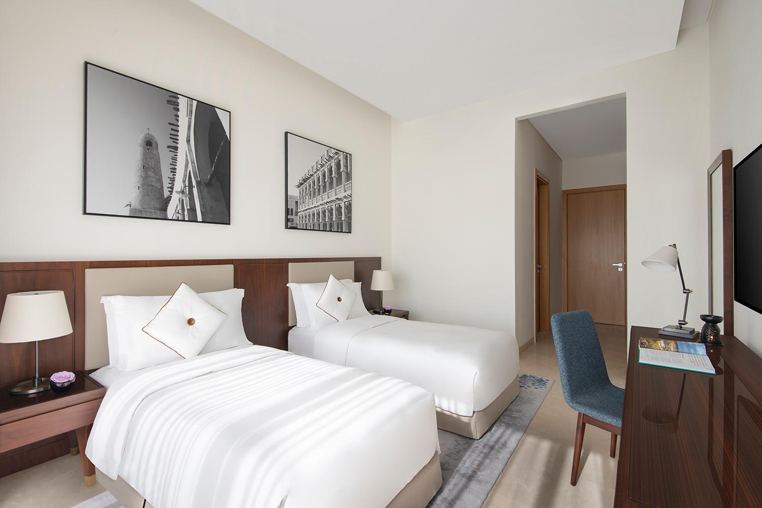 Banyan Tree Doha At La Cigale Mushaireb Zimmer foto A guest room at the hotel